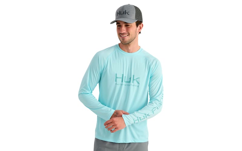 Huk Vented Pursuit Logo Graphic Long-Sleeve Shirt | Cabela's