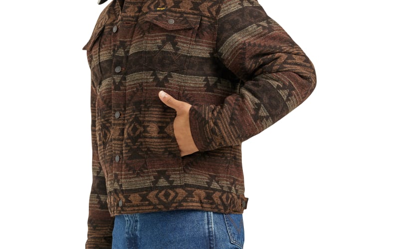 Wrangler Sherpa Lined Jacquard Jacket for Men