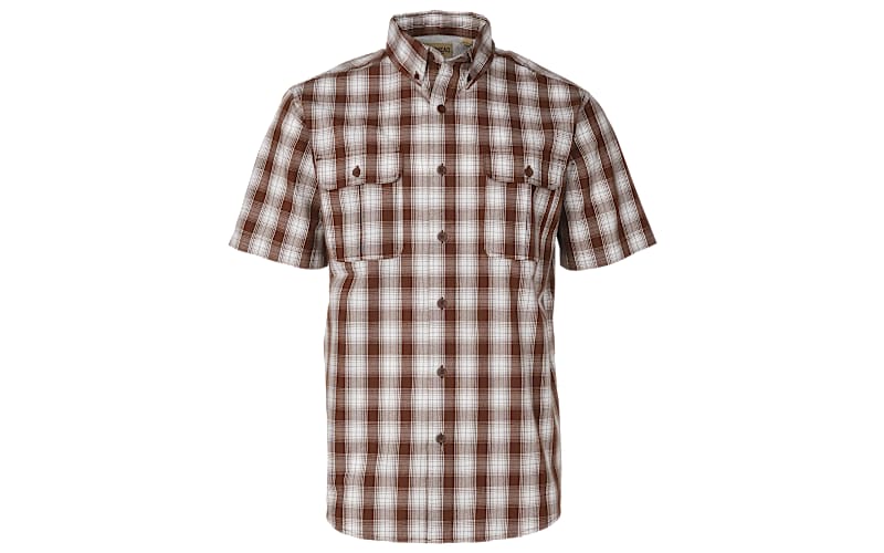 RedHead Spring River Vented-Back Button-Down Short-Sleeve Shirt
