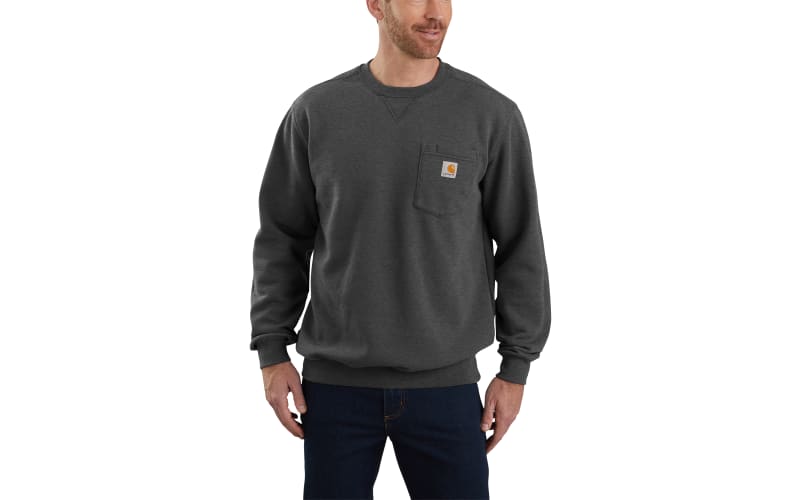 Of Kosmisch Aan het liegen Carhartt Crew-Neck Long-Sleeve Pocket Sweatshirt for Men | Bass Pro Shops