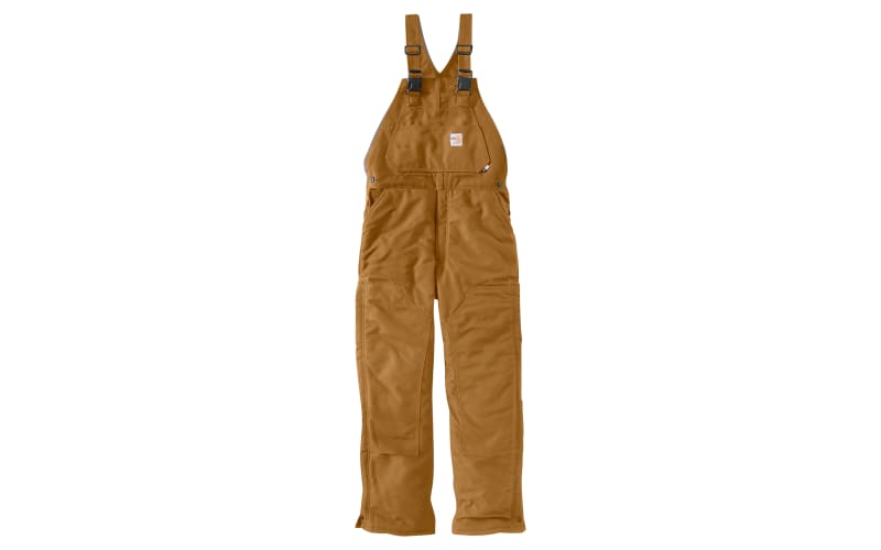 Carhartt Flame-Resistant Unlined Duck Bib Overalls for Men | Bass