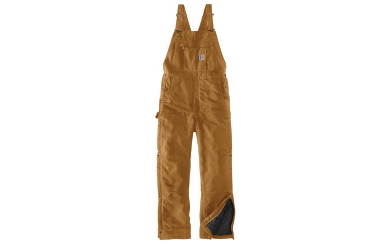 Carhartt® Men's Loose Fit Firm Duck Insulated Bib Overall | Bass