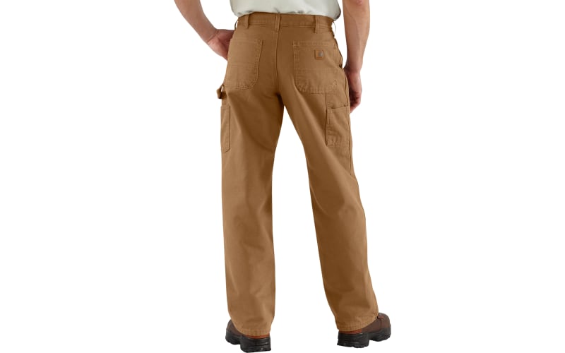 Carhartt Brown Washed-Duck Work Dungaree