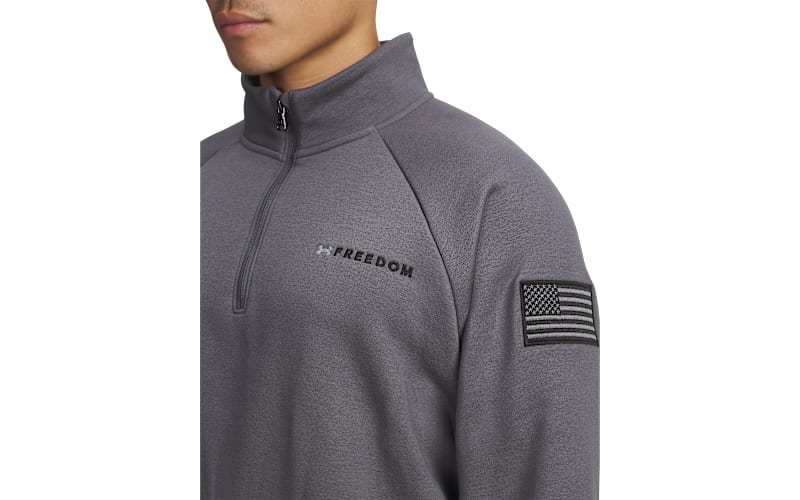 Under Armour Freedom Icon Fleece Half-Zip Long-Sleeve Pullover for