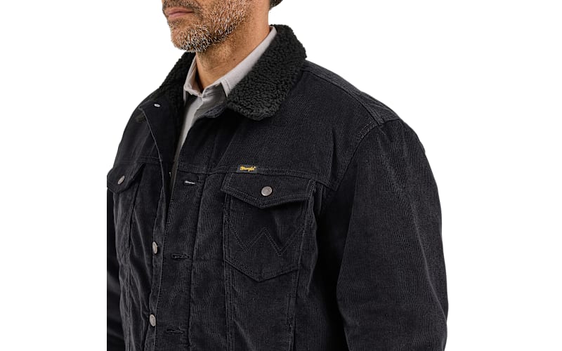 Wrangler Sherpa-Lined Corduroy Jacket for Men | Mack's Prairie Wings