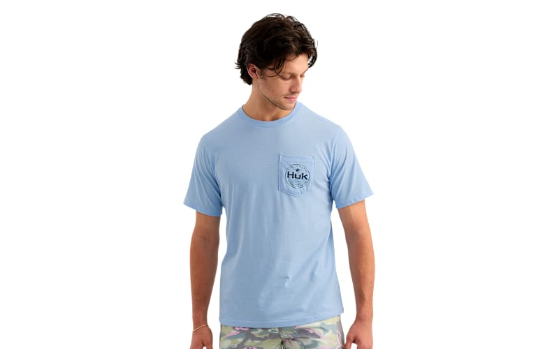 Huk Marlin Circle Short-Sleeve Pocket T-Shirt | Mack's Prairie Wings