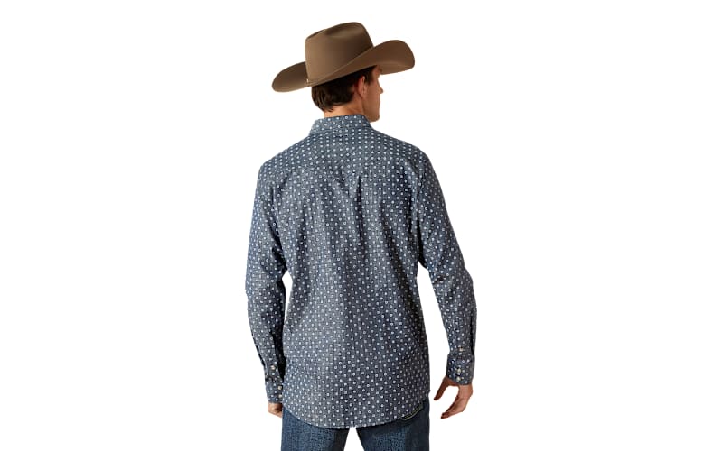 Ariat Trip Snap-Front Fitted Long-Sleeve Shirt for Men | Cabela's