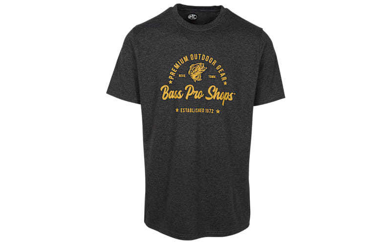 Bass Pro Shops Premium Outdoor Gear Logo Tri-Blend Short-Sleeve T