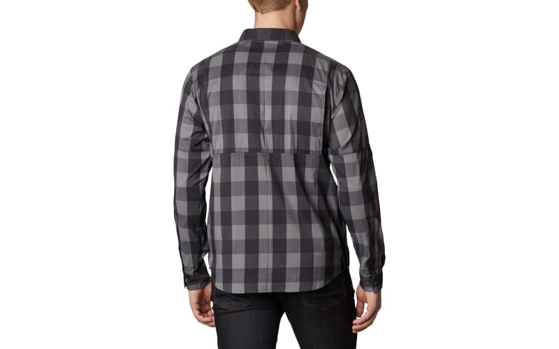Columbia Silver Ridge Lite Plaid Long Sleeve Shirt for Men Bass