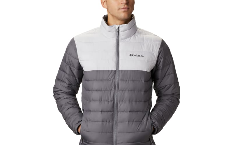 Columbia City Grey Rainy Trails Fleece Lined Jacket