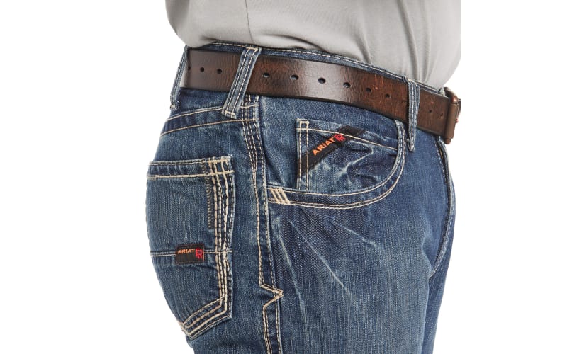 Ariat Flame Resistant M4 Relaxed Boundary Boot Cut Jeans for Men