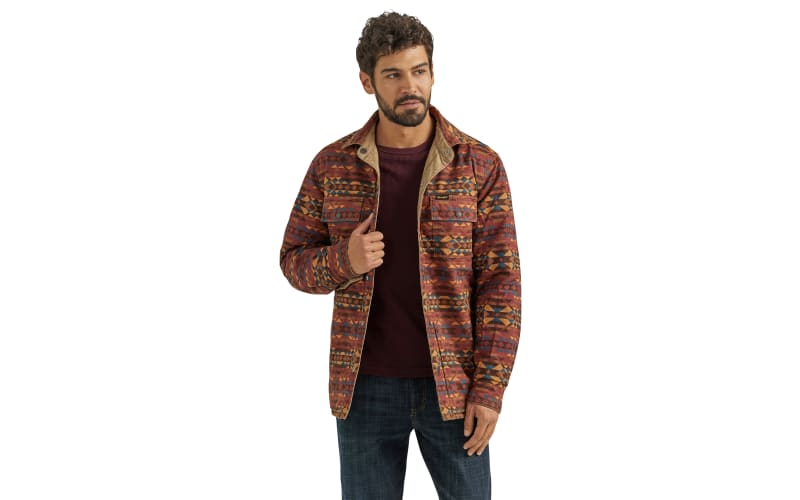 Wrangler Reversible Shirt Jacket for Men | Bass Pro Shops