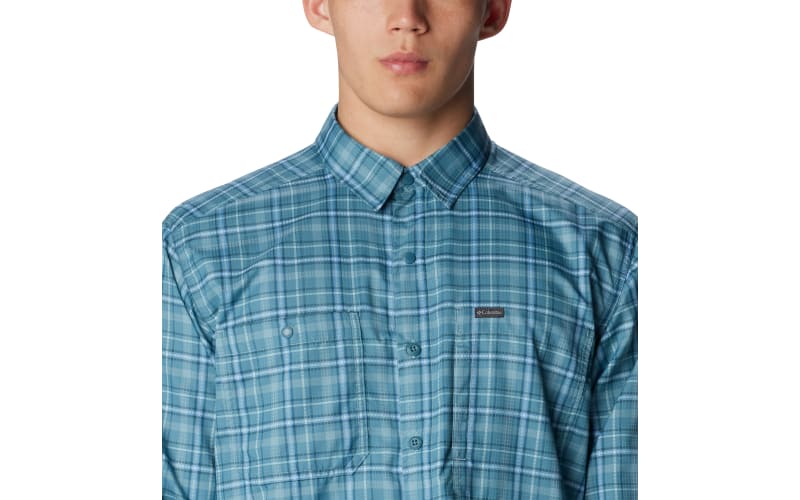 Columbia Silver Ridge Utility Lite Plaid Button Down Long Sleeve Shirt for Men Bass Pro Shops