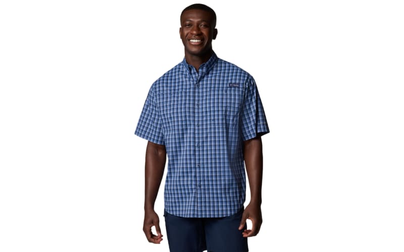 Columbia PFG Super Tamiami Short-Sleeve Button-Down Shirt | Bass
