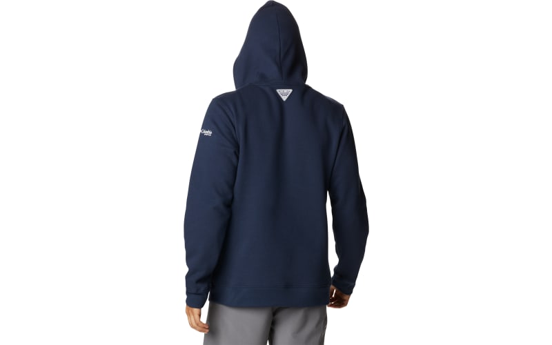 Columbia Men s PFG Fish Flag II Hoodie Collegiate Navy L
