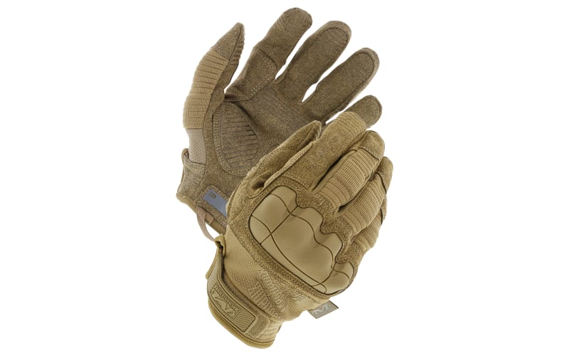 Mechanix M-Pact 3 Coyote Arbeitshandschuhe Größe S – Mit Knöchel- & Fingerschutz, Klettverschluss, EN388-zertifiziert, Für Anspruchsvolle Einsätze