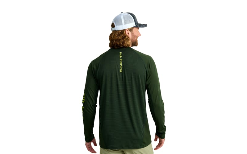 Huk Icon Crew-Neck Long-Sleeve Shirt | Bass Pro Shops