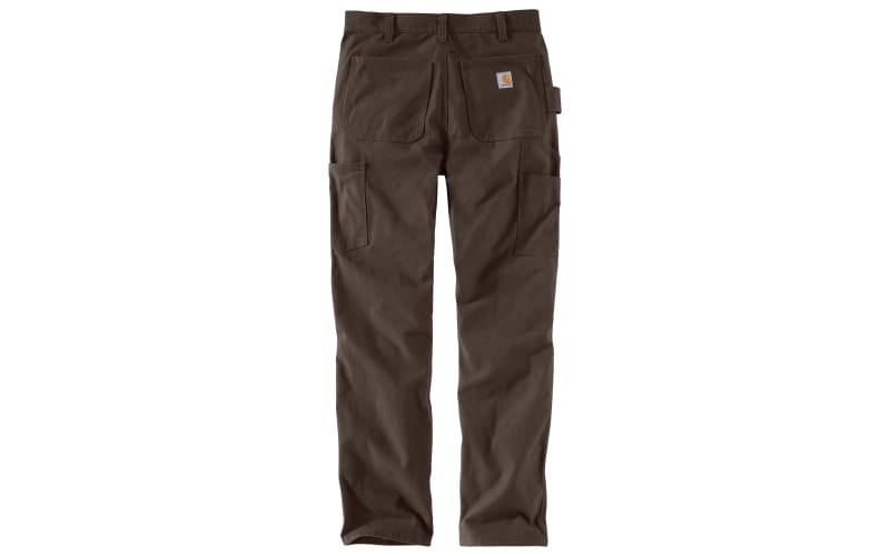 carhartt men's rugged flex relaxed fit duck double front pant