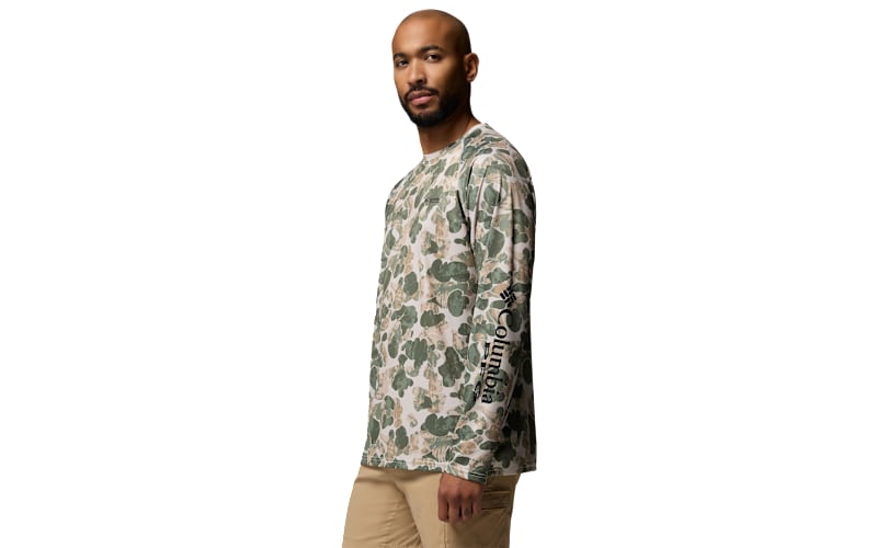 Columbia Super Terminal Tackle PFG Frigate Frenz Camo Long-Sleeve