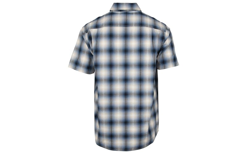 RedHead Seersucker Plaid Short-Sleeve Shirt for Men