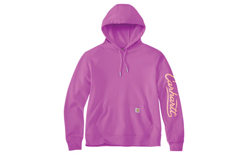 Carhartt Sawyer Script Logo Graphic Sleeve Hooded Sweatshirt