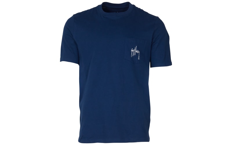 Guy Harvey Billfish Slam Short-Sleeve Pocket T-Shirt for Men