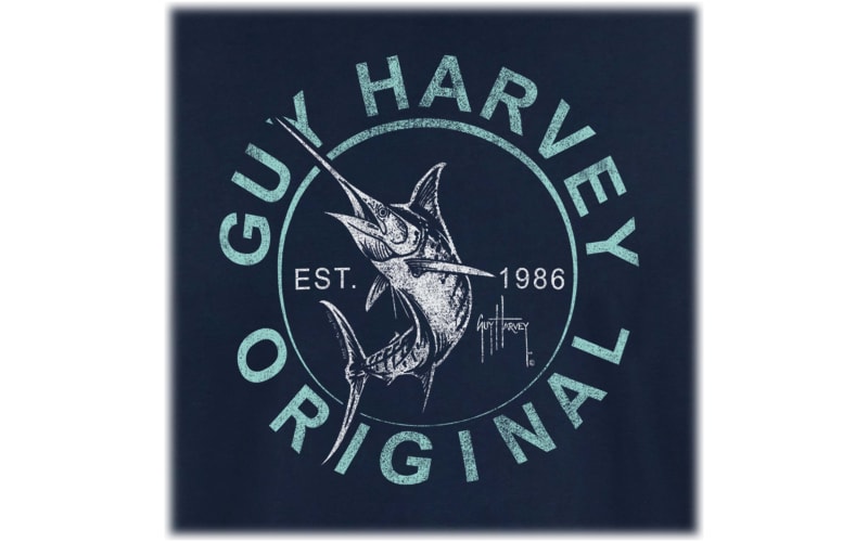 Guy Harvey Triple Play Short-Sleeve Pocket T-Shirt for Men