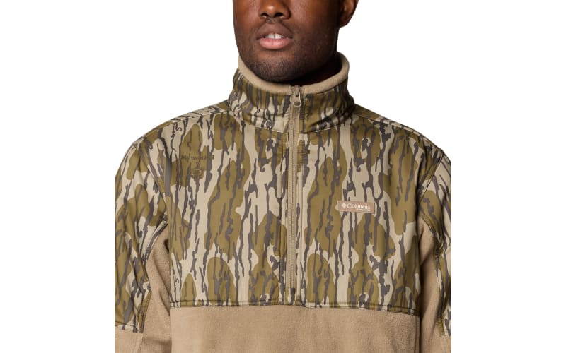 Columbia PHG Fleece Overlay II Quarter Zip Pullover for Men Bass Pro Shops