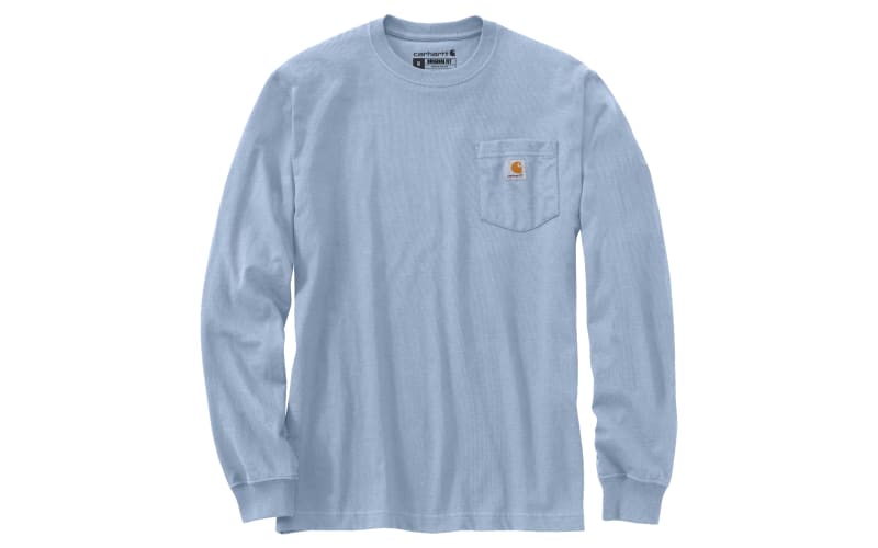 Carhartt Loose Fit Long Sleeve Graphic Tee for Men in Blue