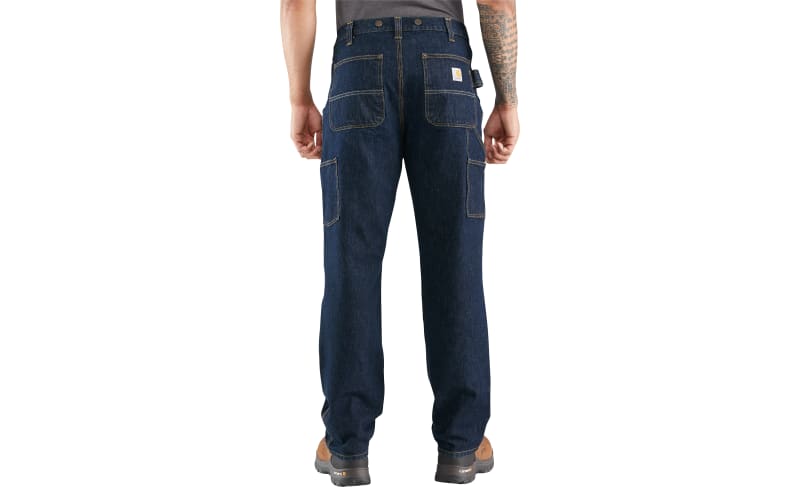 Double front logger jeans outlet