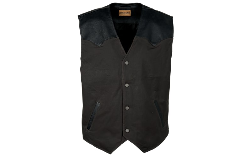 RedHead Ranch Richland Waxed Cotton Western Vest | Mack's Prairie