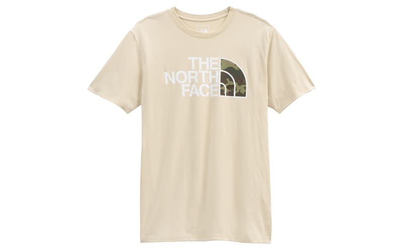 The North Face Half Dome Short-Sleeve T-Shirt - Men's Gravel/Dark Sage Camo Texture Print, XL