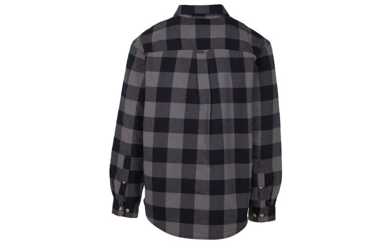 RedHead Sherpa Lined Plaid Long Sleeve Shirt for Men
