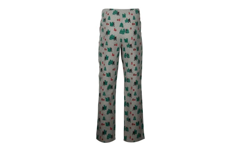  Mens 100% Cotton Super Soft Flannel Plaid Pajama Pants-Green  White Check-2XL