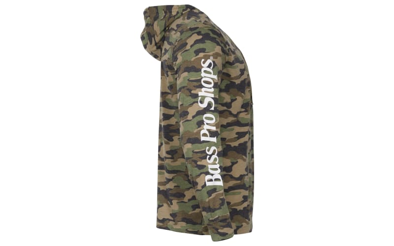 Bass Pro Shops Hooded Long Sleeve T Shirt for Men