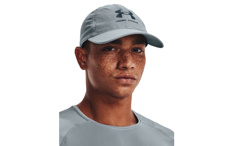 cap Under Armour Iso-Chill ArmourVent Stretch - White/Pitch Gray - men´s 