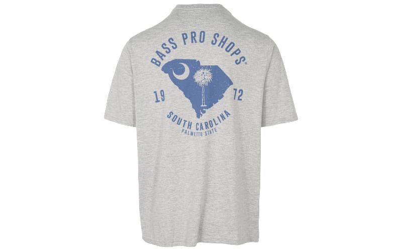 BASS PRO SHOPS フィッシングシャツ ホワイト／ブラック M（L） Bass Pro Shops Myrtle Beach South Carolina State Short-Sleeve T