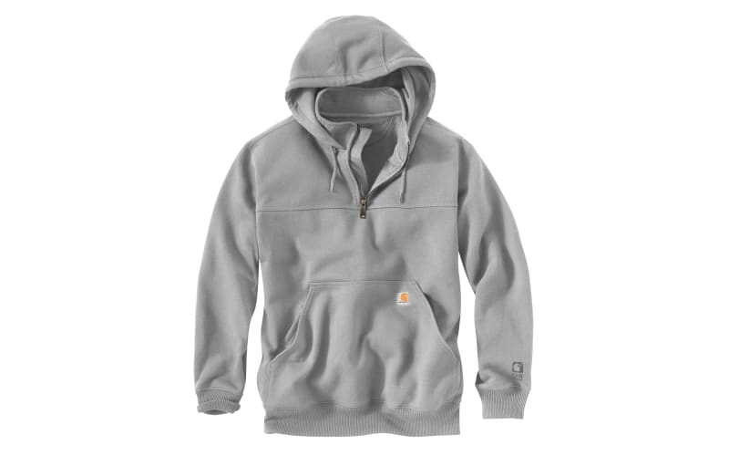 Carhartt Men's Big & Tall Rain Defender Paxton Heavyweight Hooded  Sweatshirt, Tidal, 4X-Large 