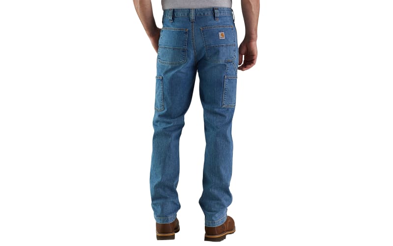 Carhartt Men's 34 in. x 36 in. Coldwater Cotton/Polyester Rugged Flex  Relaxed Straight Jean 102804-964 - The Home Depot