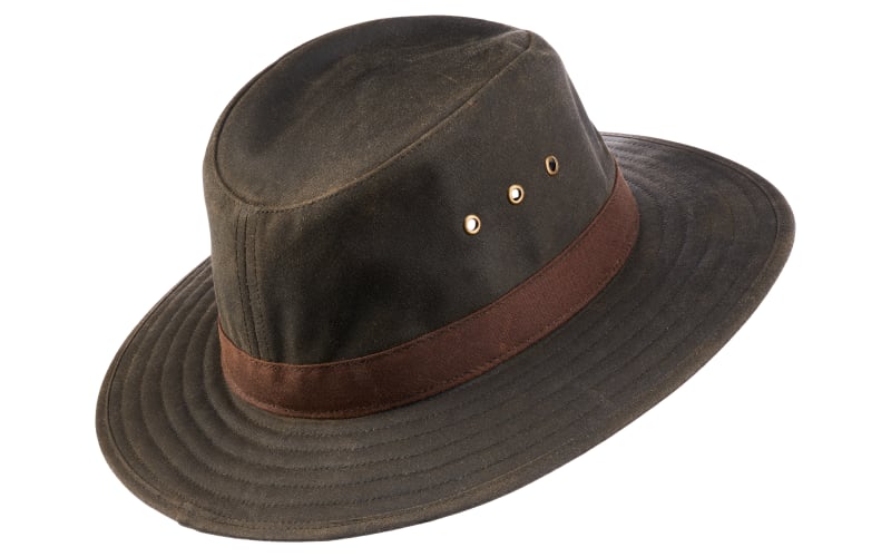 Waxed cotton hat hotsell