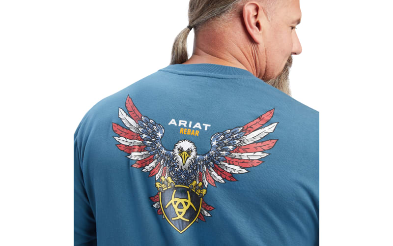 Ariat Rebar American Raptor Long Sleeve T Shirt for Men Bass Pro
