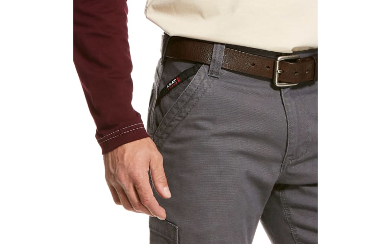 Ariat FR M5 Stretch DuraLight Canvas Stackable Straight Leg Pants for Men Bass Pro Shops