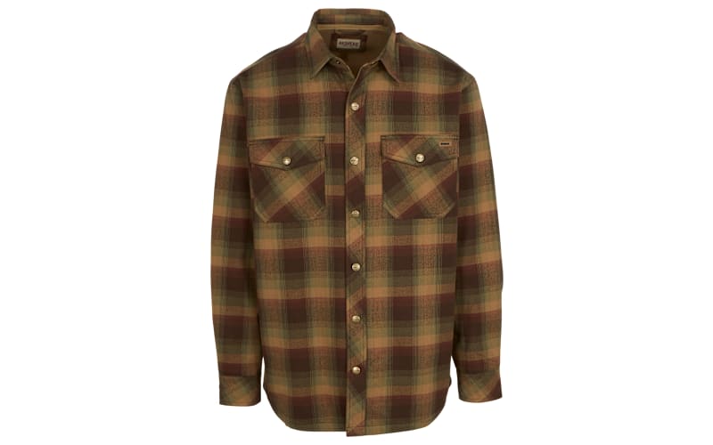 RedHead Pro Series Thermal-Lined Flannel Long-Sleeve Shirt for Men - Granite Plaid