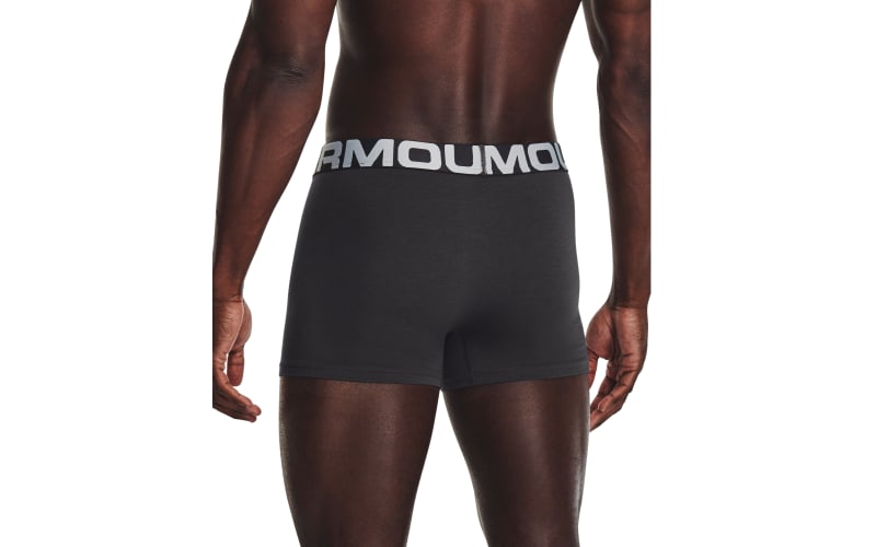 Shop Under Armour Charged Cotton 3 Pack Men's Black Underwear - The Pro Shop