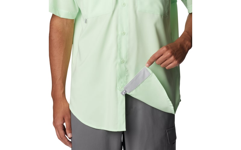 Polo Columbia Omni-Shade Homme – Vert – Taille L – Manches Courtes – Coton – Occasion