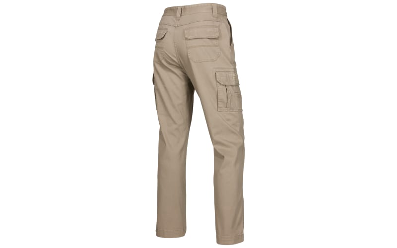 Redhead Fulton Flex Fit Flannel Lined Cargo Pants for Men Khaki 32x30