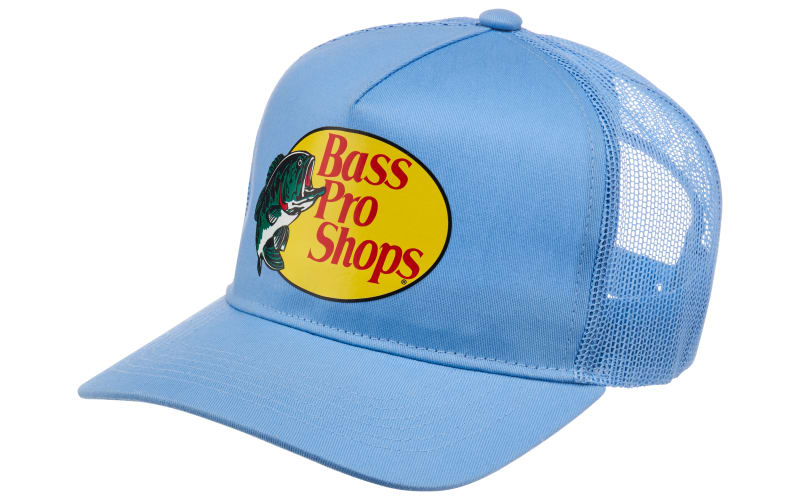 Bass Pro Shops Mesh Trucker Cap Light Blue