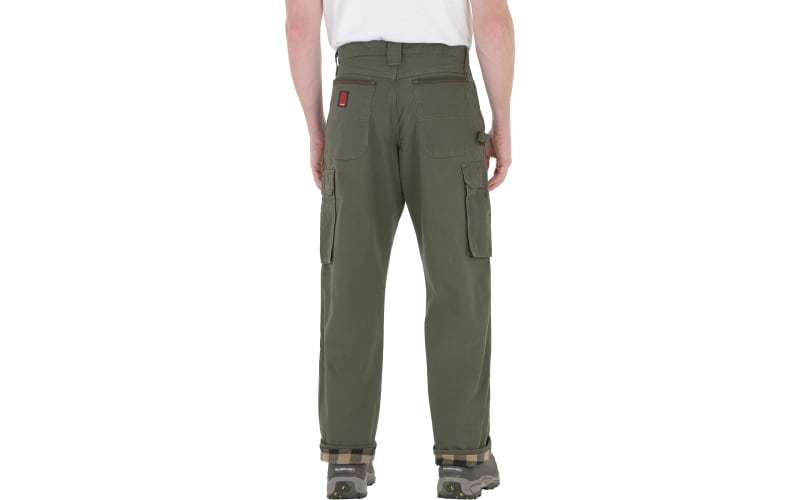 Wrangler riggs flannel lined pants discount
