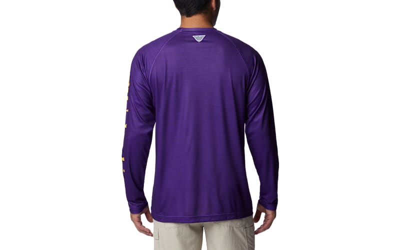 Chemise à Capuche Homme Columbia PFG Terminal Tackle - Taille L - Orange - Occasion