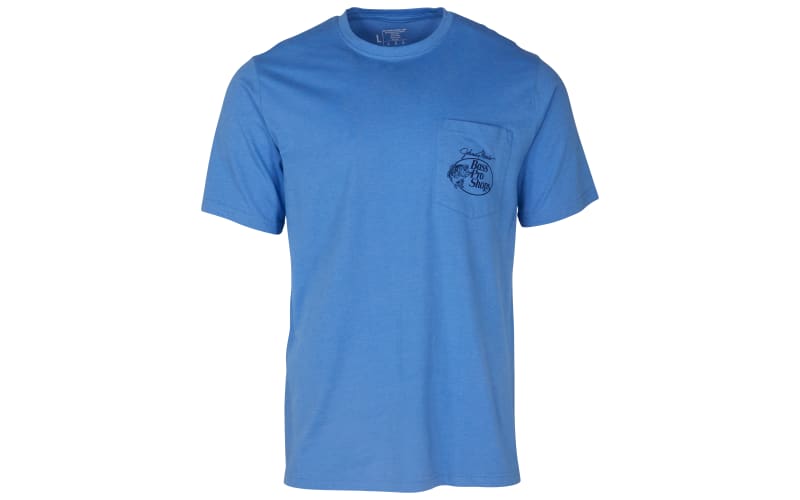 Lot De 2 T-shirts De Pêche Bass Pro Shops Sportsman, Taille L, Manches Longues Ventilées, Bleu